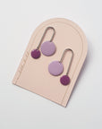 BUBBLES EARRINGS - silver tone