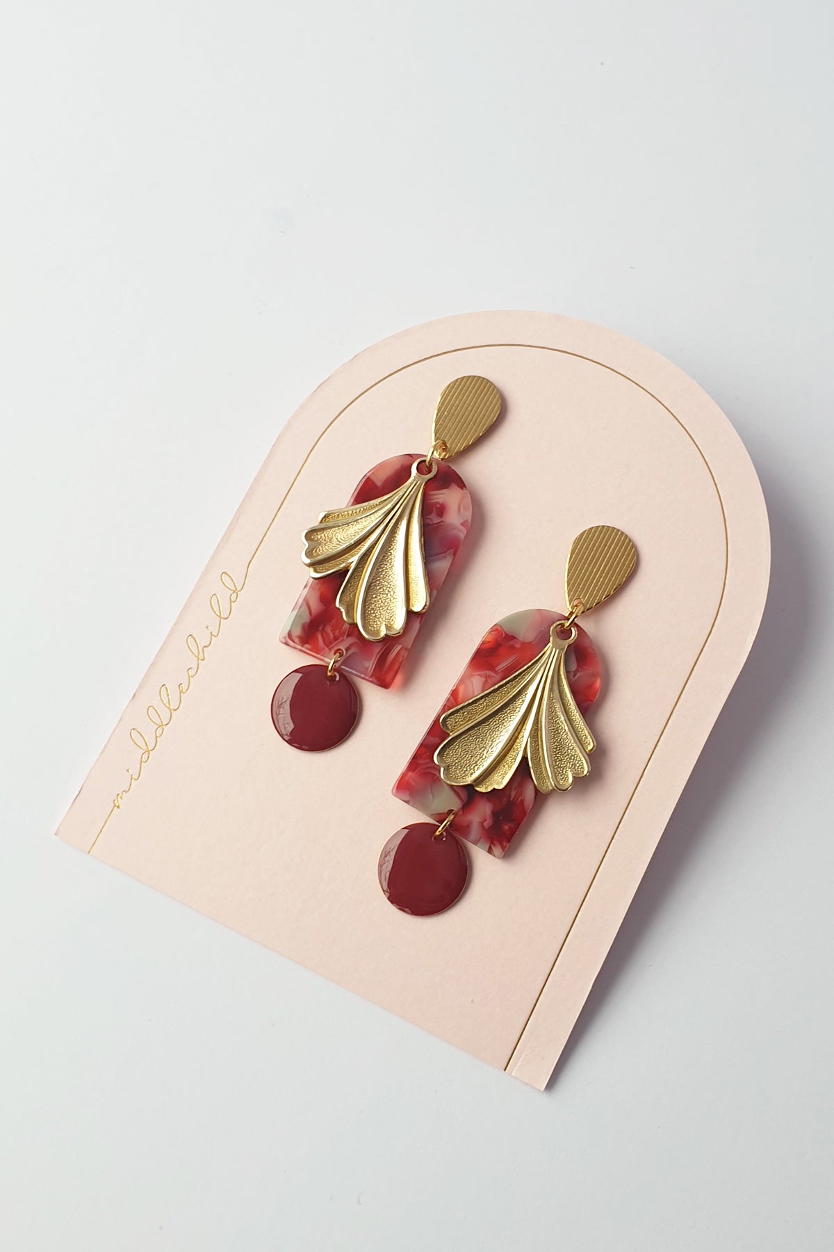 MIDDLE CHILD PEONY EARRINGS