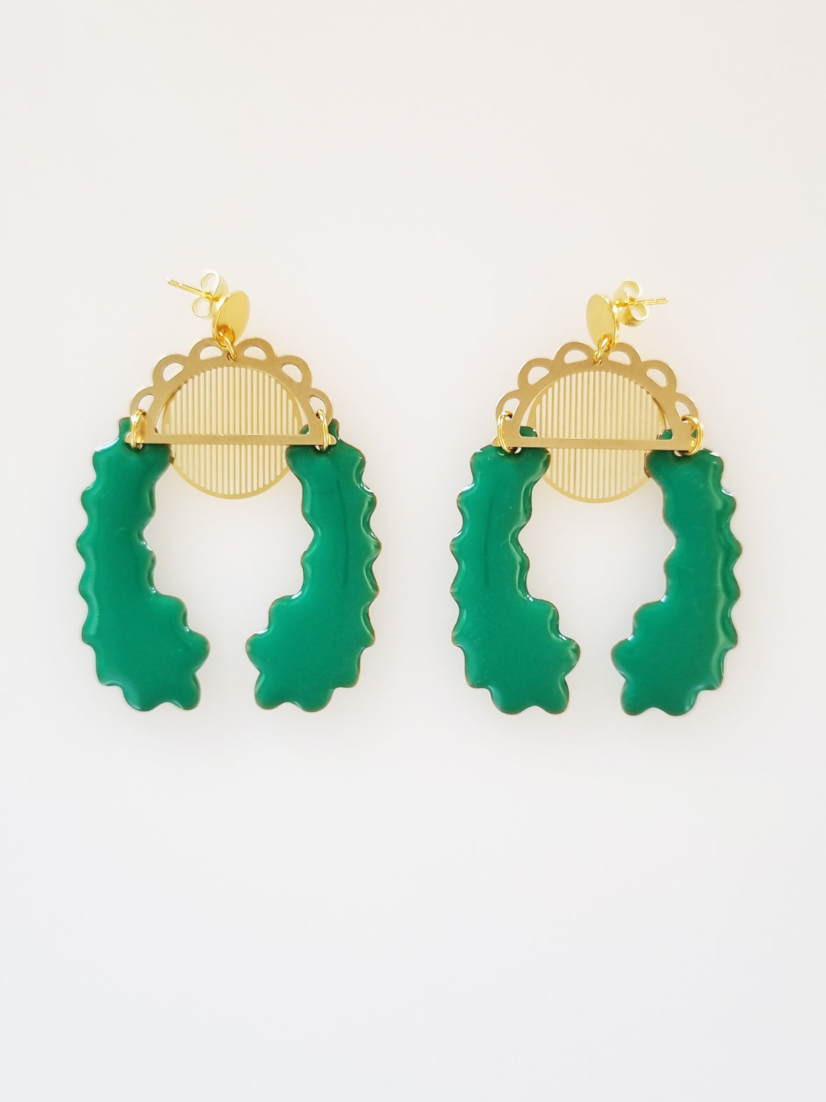 Green earrings sale australia