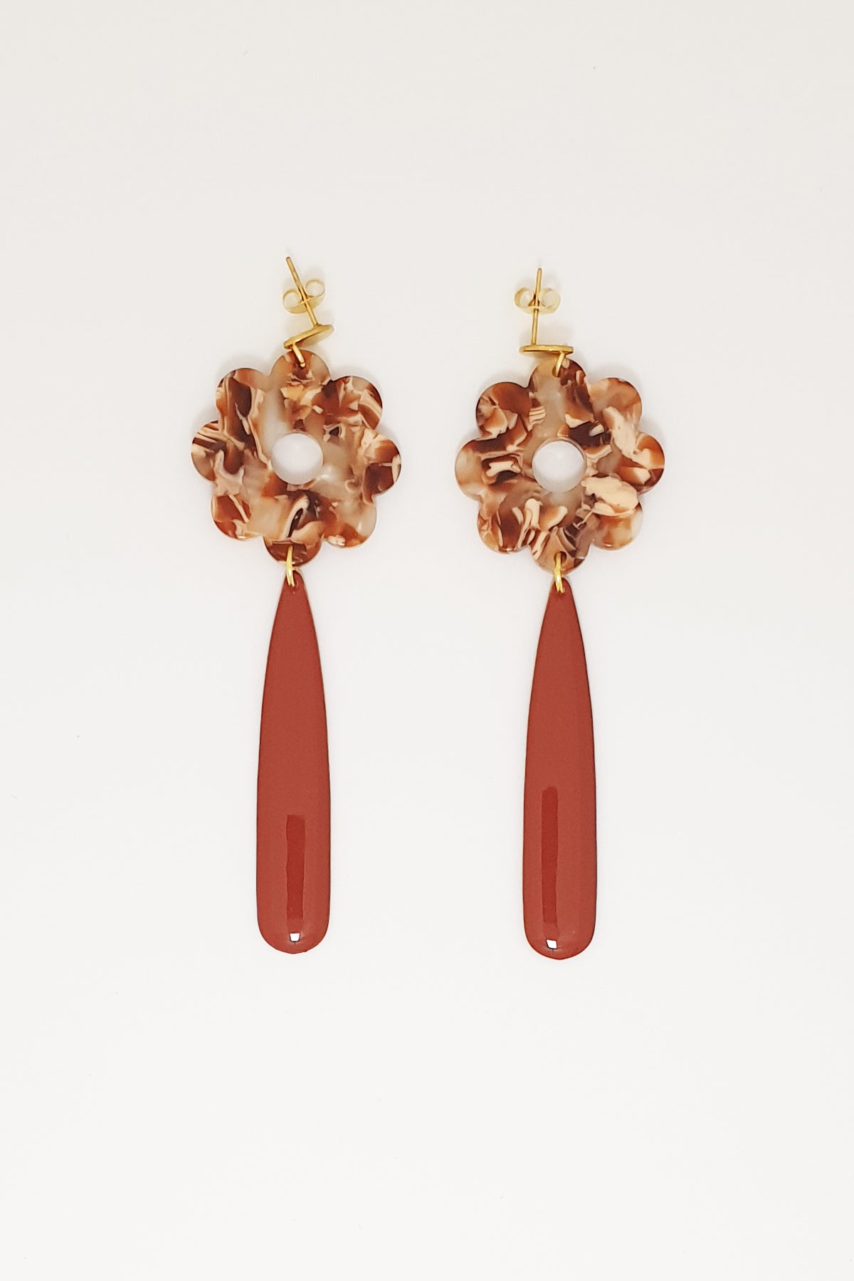 Rose gold earrings hot sale river island