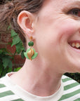 SCRIPT EARRINGS