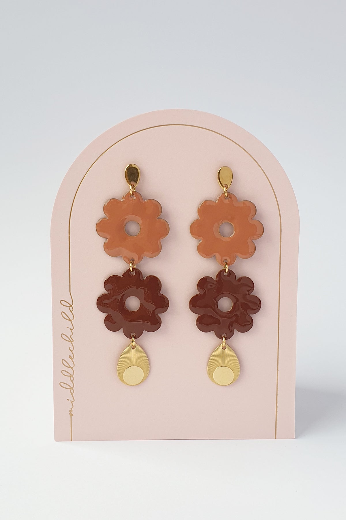 Multicolour dotted jhumka – Nakshatra Terracotta Jewellery