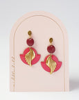 SCRIPT EARRINGS