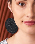 Oktoberdee - Spectator Leather Earrings : various colours